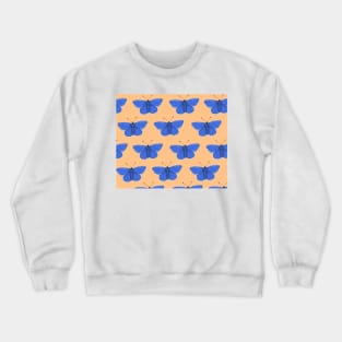 Amazing Common Blue Butterfly Crewneck Sweatshirt